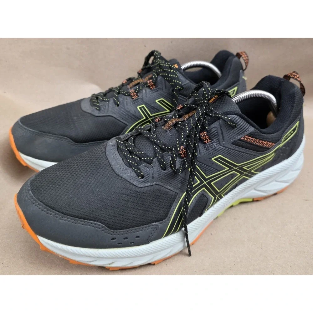 Asics (Sz 13) Gel Venture Men's  Running Athletic Shoes Grey/Black